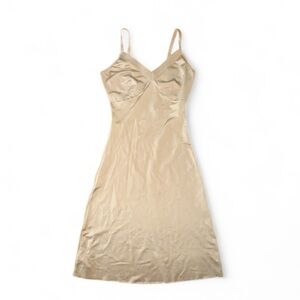 SPANX V-Neck Nude Beige Shape Wear Slip Dress Medium‎